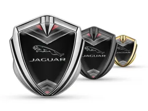 Jaguar Emblem Metall Abzeichen Pro Design Aus Edelstahl Kante